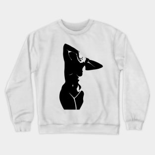 woman silhouette Crewneck Sweatshirt